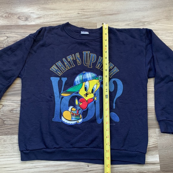 Looney Tunes What’s Up With You Tweety Bird sweatshirt Xl 1997 Warner Brothers - Picture 5 of 7